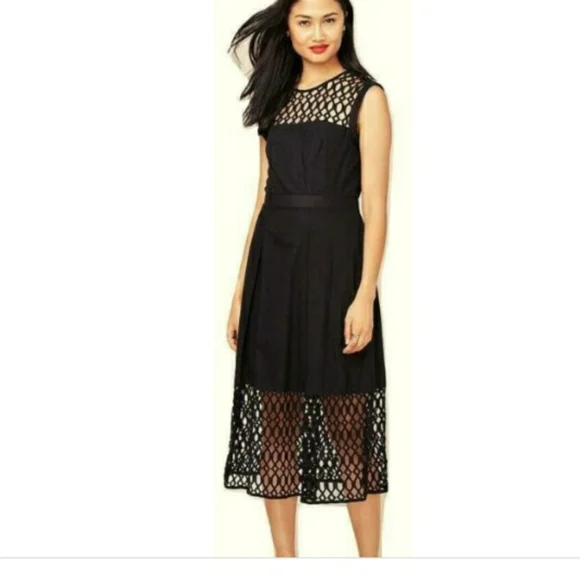 chinese dress ladies RACHEL Rachel Roy Women's Portia Dress Dress, Cadet Black, 14 at Amazon  Women's Clothing store main image 1
